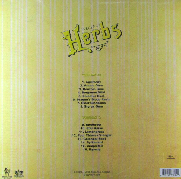 special herbs vol 3&4 - Col Vinyl LP